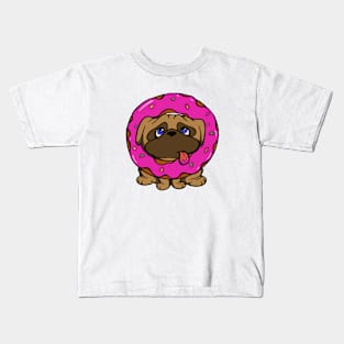 Donut Pug Kids T-Shirt